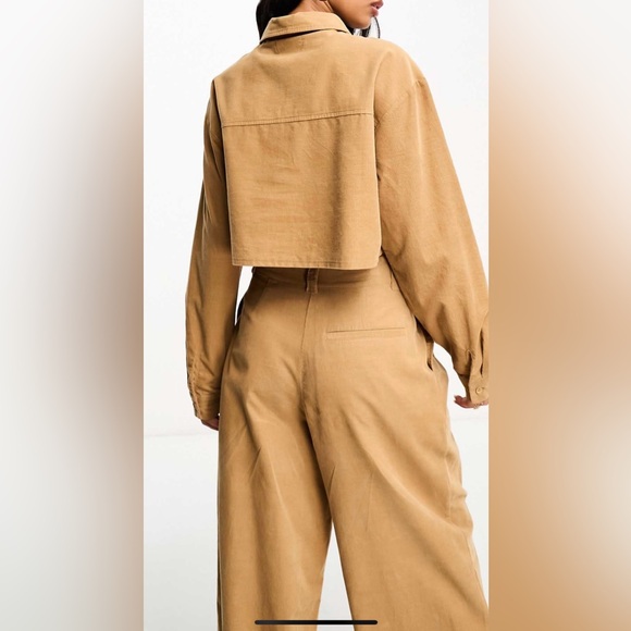 ASOS DESIGN cord set- camel-Size 10 - Picture 2 of 2